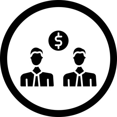 iş simgesi vektör illüstrasyonu