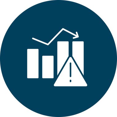 İş ve finans simgesinin vektör illüstrasyonu