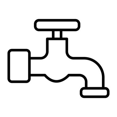 tap vektör ince çizgi simgesi