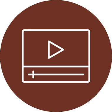 vektör lcd simgesi illüstrasyonu