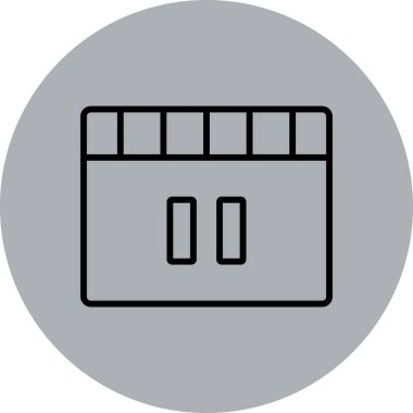 trend arkaplanda vektör evrensel simgesi.