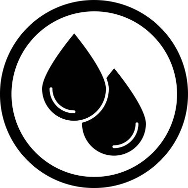 Su. Web simgesi basit tasarım