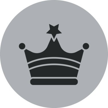 Web simgesi, vektör çizim taç