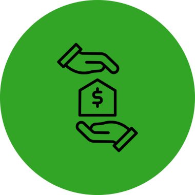 para simgesi vektör illüstrasyonu