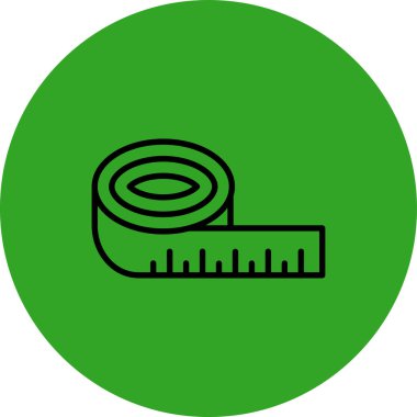 Mezura simge vektör çizim