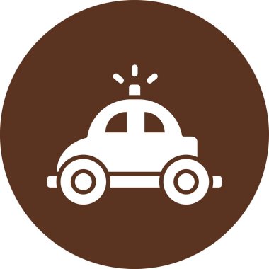 araba simgesi vektör illüstrasyonu