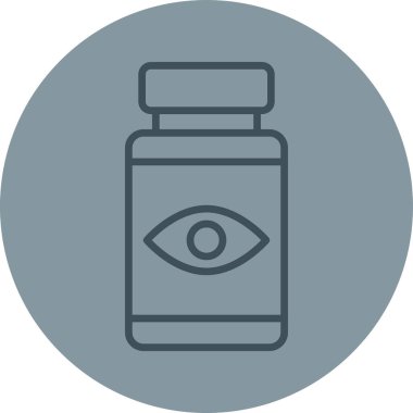 Göz simgesini, basit vektör çizim