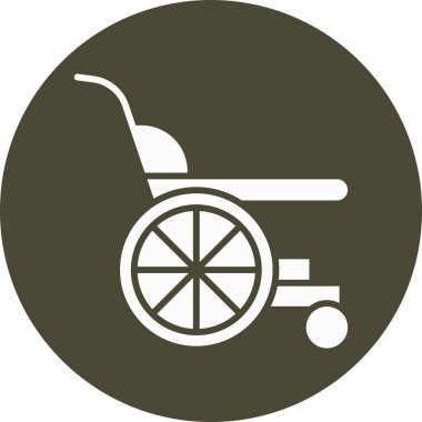Projeniz için vektör tekerlekli sandalye simgesi