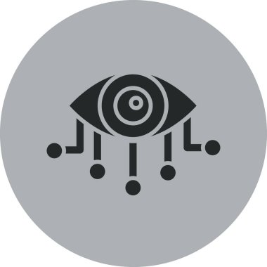 vektör cctv simgesi illüstrasyonu