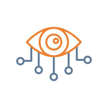 Göz simgesi, vektör tasarımı