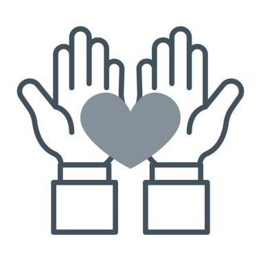 kalp aşk elleri simgesi ana hatlarıyla