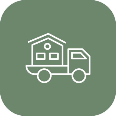 Modern b 'nin vektör illüstrasyonu inşa simgesinden yoksun