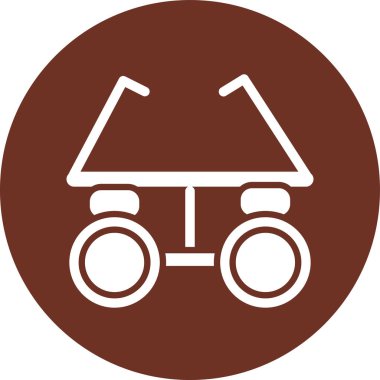 Bisiklet simgesi, vektör illüstrasyonu