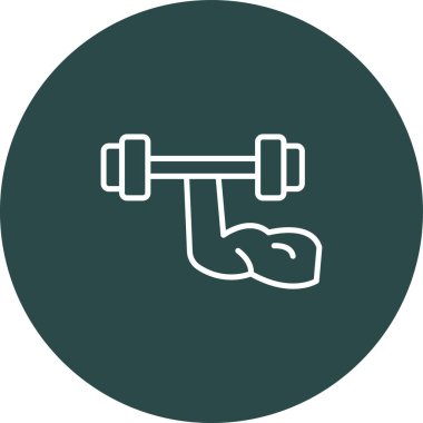 Dambıl simgesinin vektör illüstrasyonu