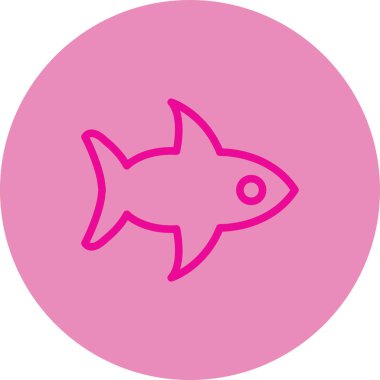 Şirin bir çizgi film simgesinin vektör çizimi