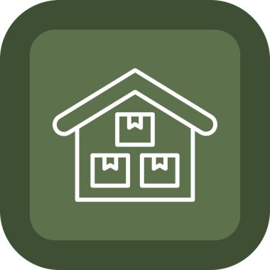 Ev simgesi vektör illüstrasyonu