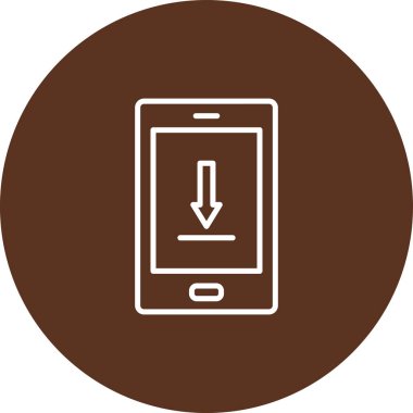 telefon simgesi illüstrasyon tasarım