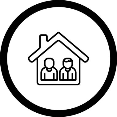 İnsan simgesinin vektör illüstrasyonu