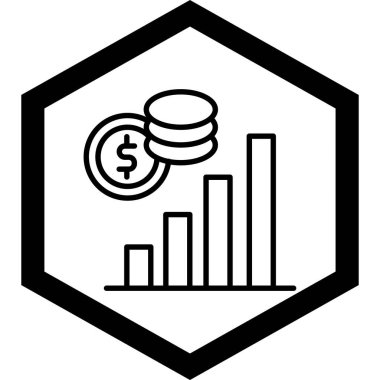 Bir pasta grafiğinin vektör çizimi