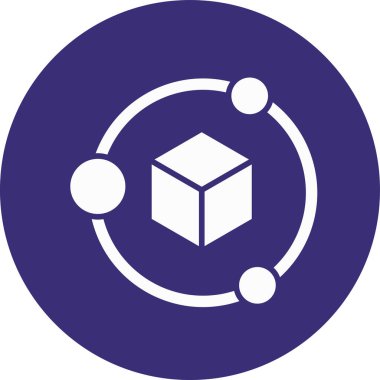 Modern simgenin vektör illüstrasyonu