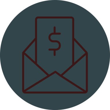 Zarf. Web simgesi basit tasarım