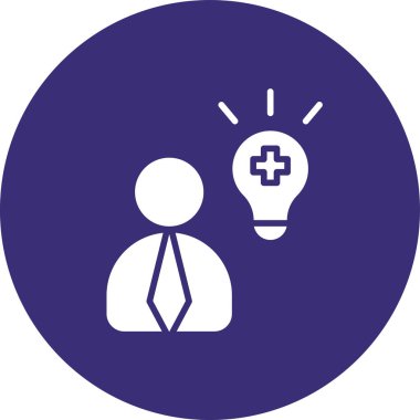 doktor vektör simgesi modern illüstrasyon