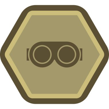 Bir kamera simgesinin vektör illüstrasyonu