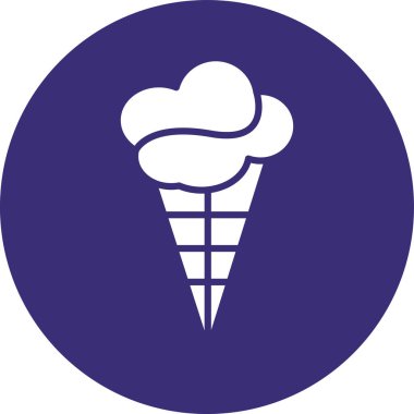 Vektör dondurma simgesi