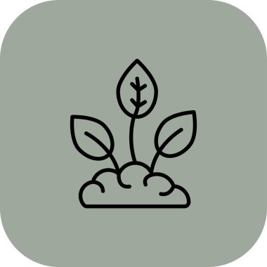 güzel bahçe vektörü sembol simgesi