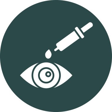 Göz simgesi vektör illüstrasyonu