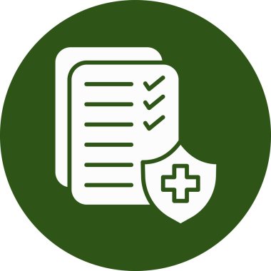 Kontrol listesi simgesi, vektör illüstrasyonu