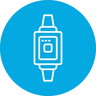 Akıllı çocuk. Web simgesi basit illüstrasyon