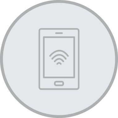 wifi vektör simgesi modern basit vektör çizimi