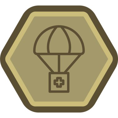 Bir balon simgesinin vektör çizimi