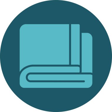 Kitap. Web simgesi basit illüstrasyon