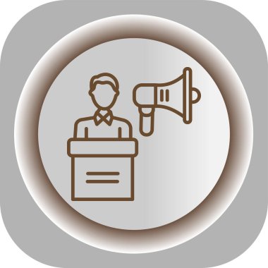 İş simgesinin vektör illüstrasyonu