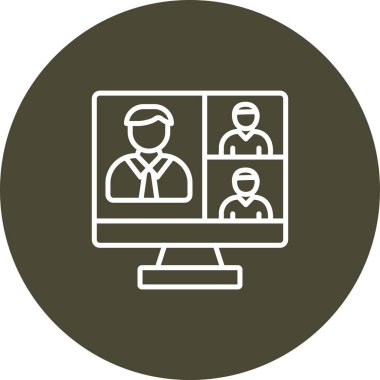 Seo simgesinin vektör illüstrasyonu