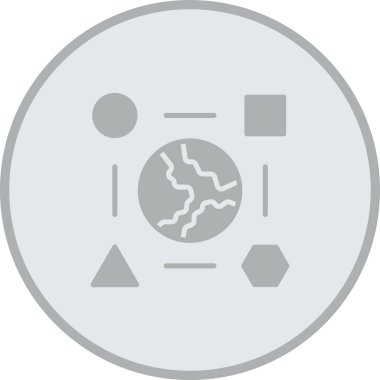 Pusula simgesinin vektör illüstrasyonu