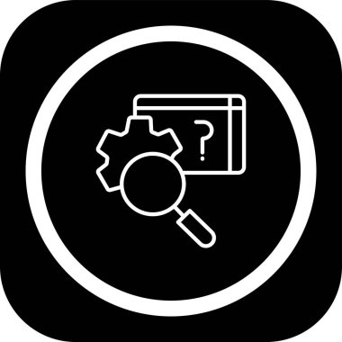 seo modern simgesinin vektör illüstrasyonu