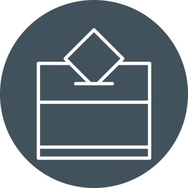 Kutu Simgesinin Vektör illüstrasyonu