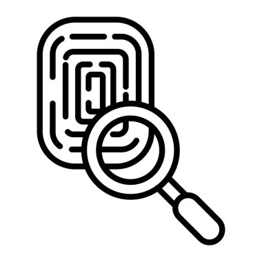 Arama simgesi vektör çizelgesi çizimini bul