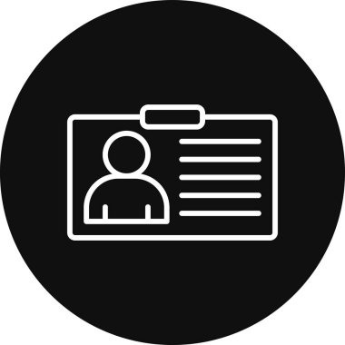 Belgesi olan kişilerin vektör simgesi