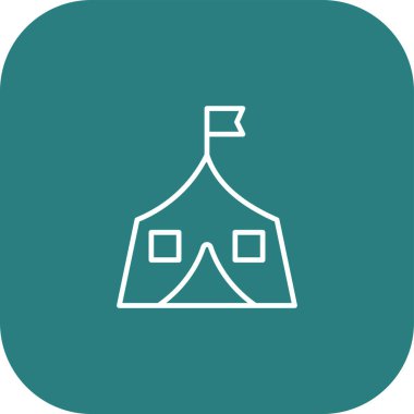 Eşsiz Ev Vektör Satırı Simgesi