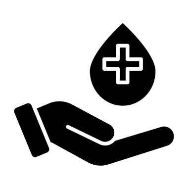 kan damlası vektör simgesi