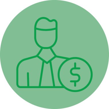 para çantası ikon vektör illüstrasyonu