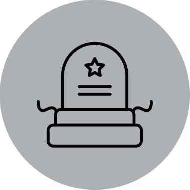 vektör mezar taşı resimleme