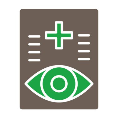 Göz simgesi vektör illüstrasyonu