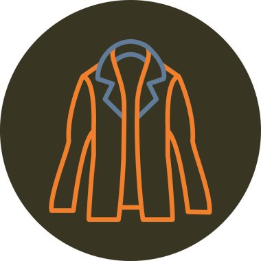 Ceket simge vektör çizim