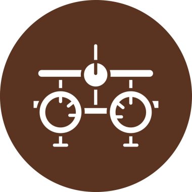 Bir bisiklet simgesinin vektör illüstrasyonu