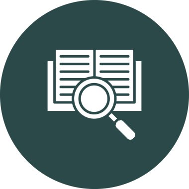 Arama vektörü simgesi modern basit tasarım çizimi